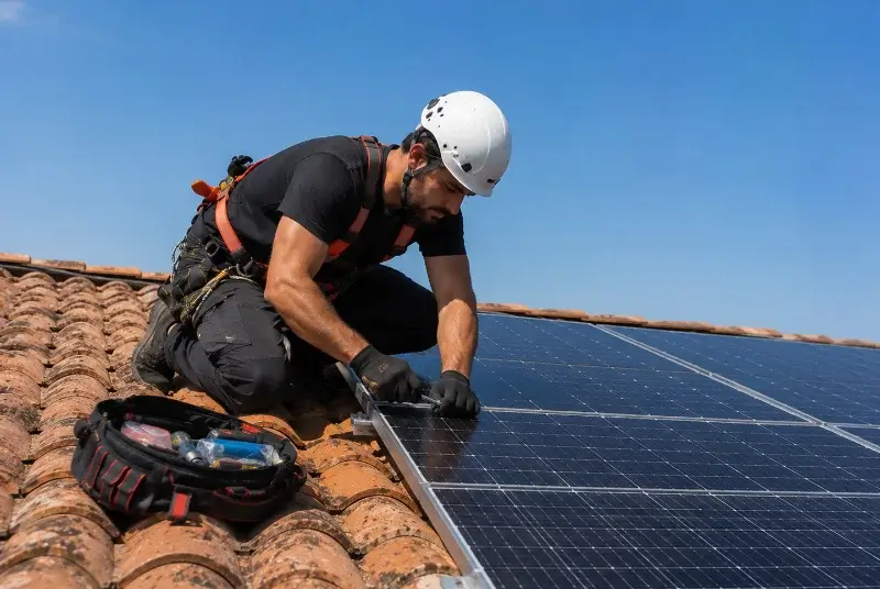Maintenance et monitoring de panneaux solaires à Saint-André-d'Allas