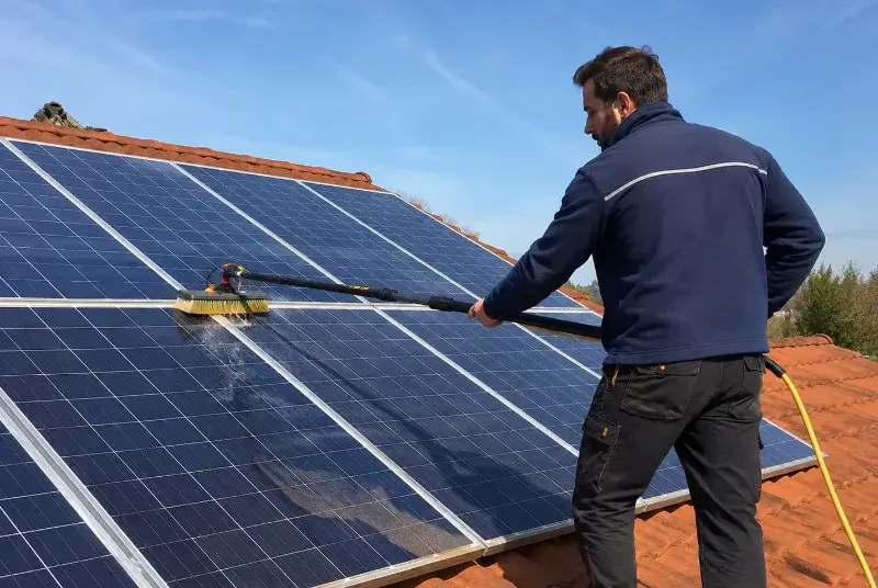 Nettoyage et entretien de panneaux solaires à Saint-André-d'Allas